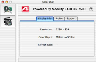 ATI Utility Display Info